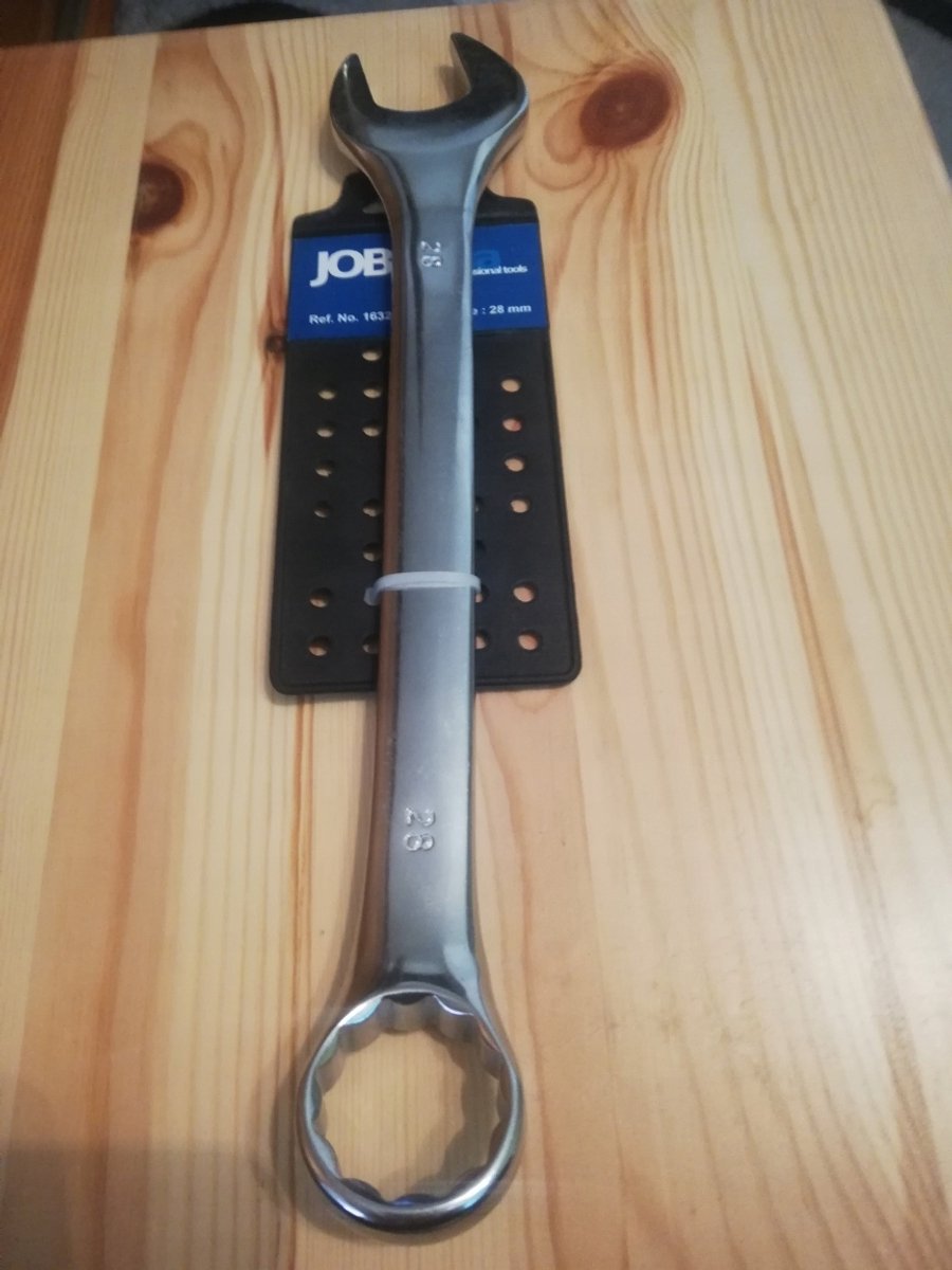 Jobi Ringsleutel 12 mm CRV Staal Gepolijst