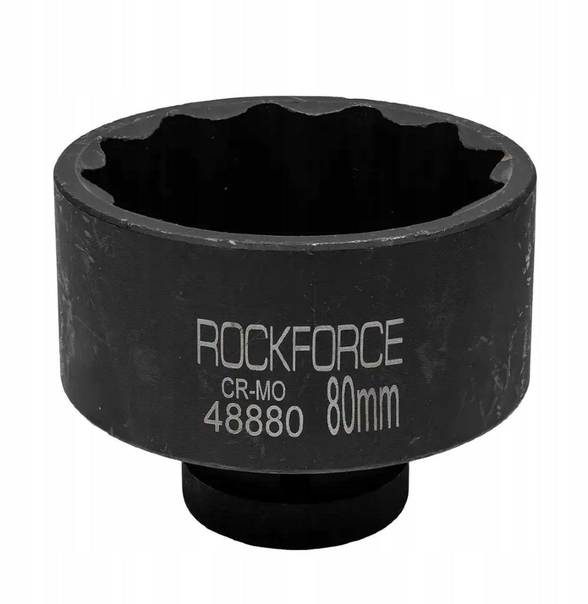 Rockforce Slagdopp 1" 12-kant 80 mm Cr-Mo