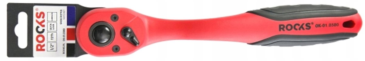 Rooks Ultralichte Gebogen Ratel 1/2" 72 Tanden