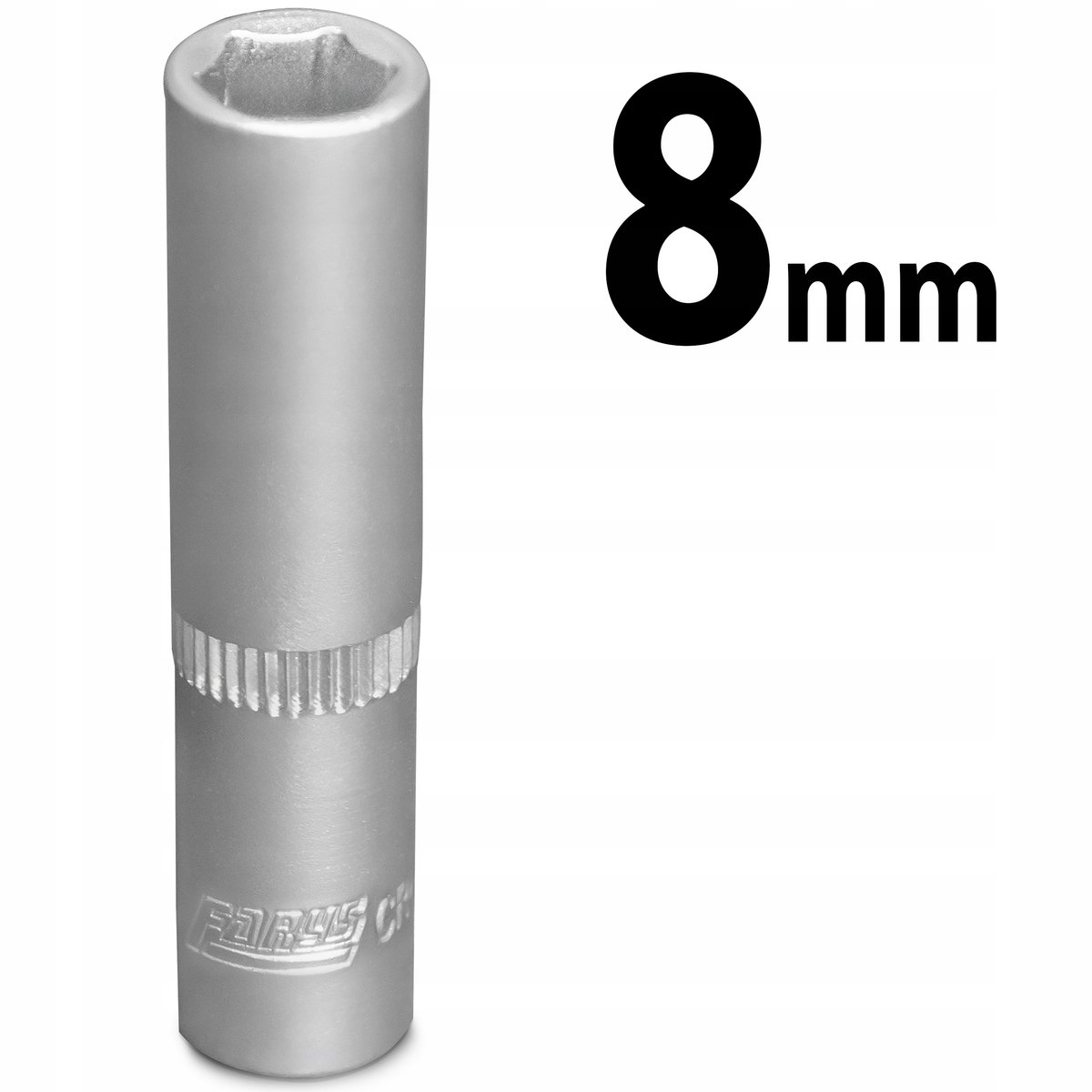 Dopsleutel 8mm 1/4" Zeskant Lang CrV FR1423