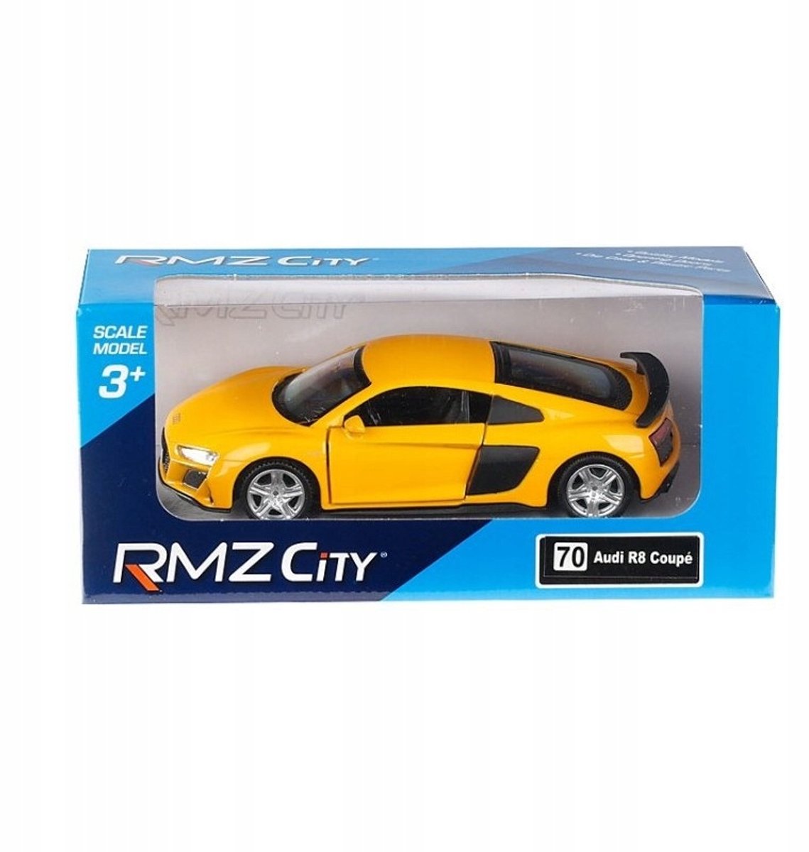 RMZ 5 Audi R8 Coup 2019 Geel De Speelgoedautoauto 1:32