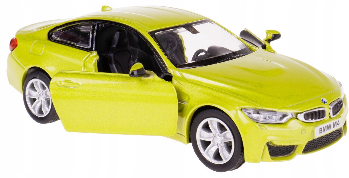 BMW M4 Coupé Modelauto 1:32/39 RMZ City - Geel Metaal