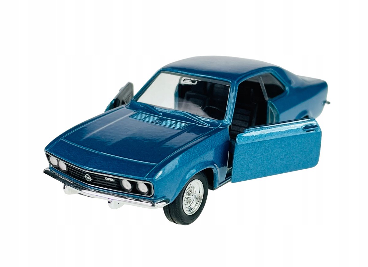 Welly 1970 Opel Manta A 1:34 Metaal Model Auto Blauw
