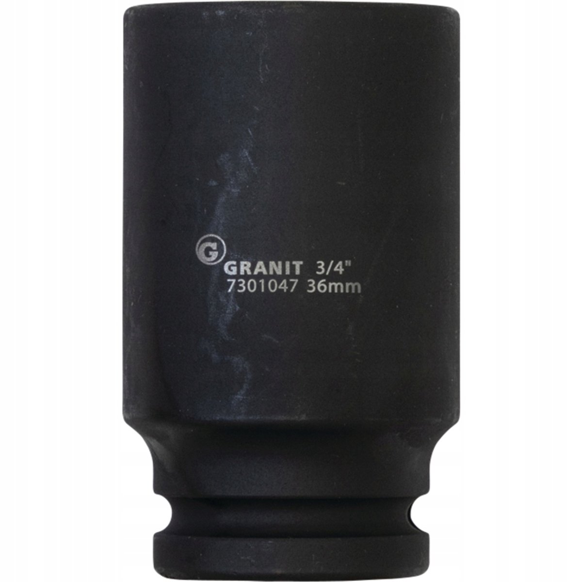 Slagdoppen 3/4", 36mm, Zeskant, Lang