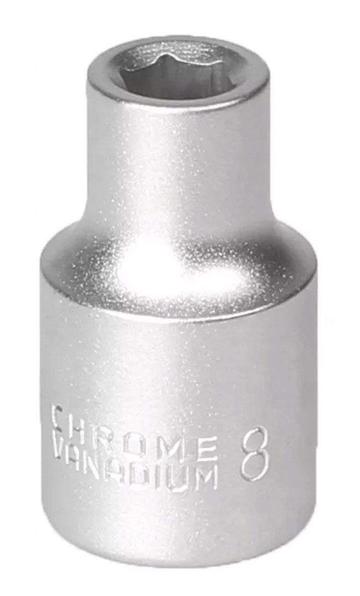 MJW Dop 1/2" 6-kant 8 mm - Duurzame Kwaliteit