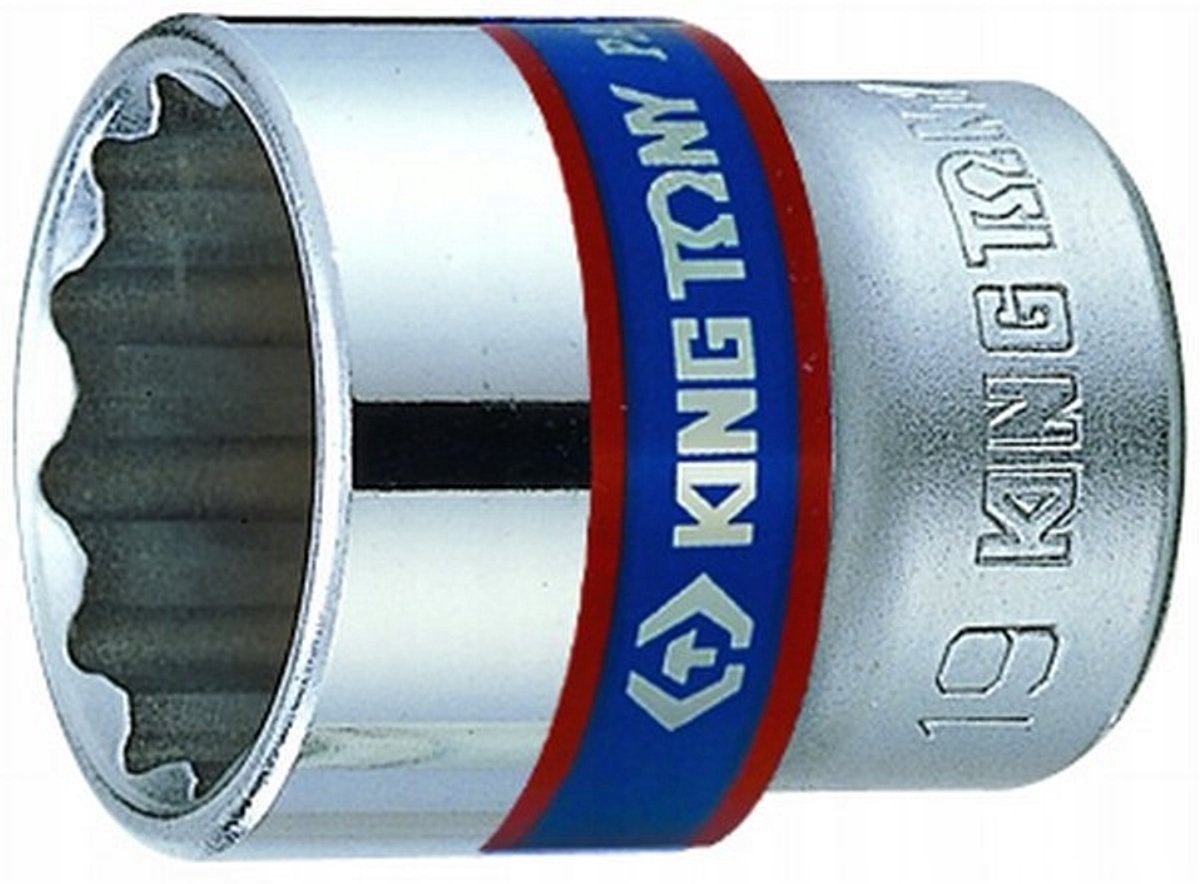 King Tony 1/2" 17 mm 12-zijdige dop - kort