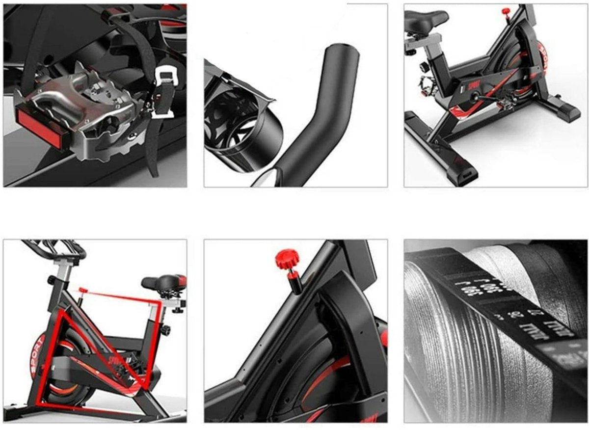 Indoor Cycle Fitness Fiets met Verstelbare Weerstand 24 kg - afbeelding 3