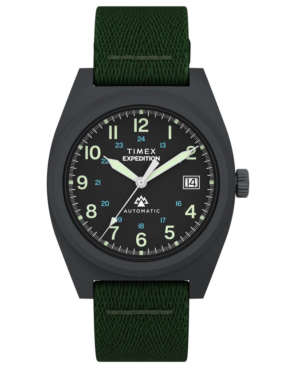 Timex Expedition North Capstone TW2Y39800 Horloge - Textiel - Zwart - Ø 39 mm