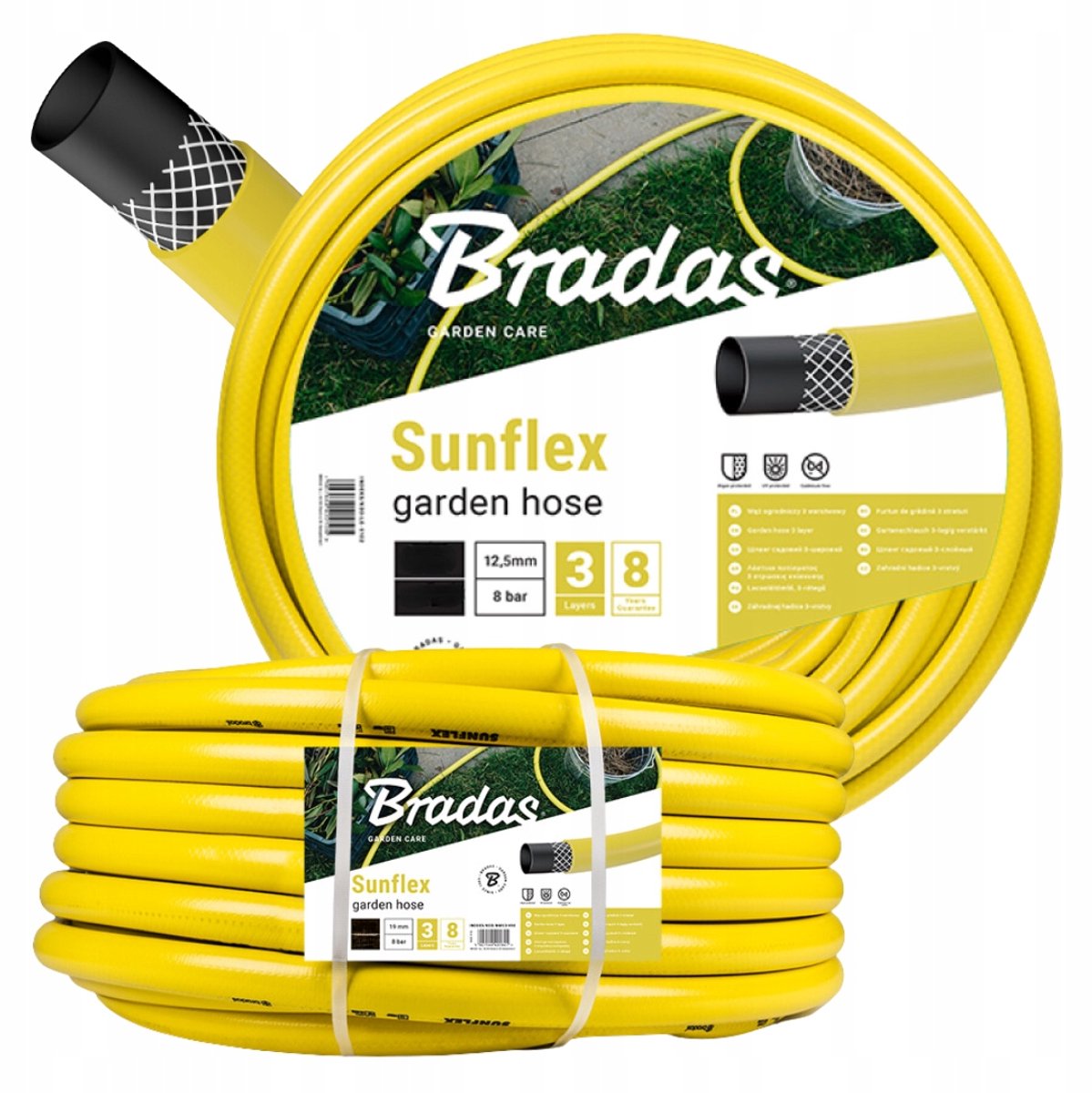 SUNFLEX Tuinslang 13mm 1/2'' 20m - Sterk en Duurzaam