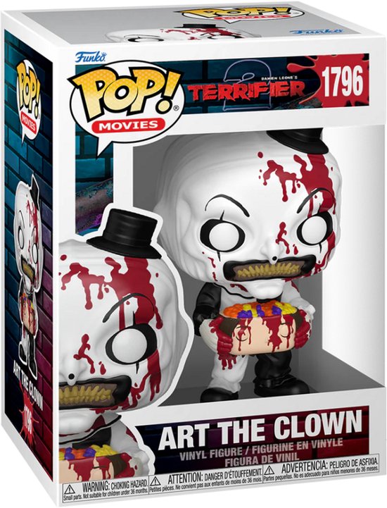 Pop Movies: Terrifier 2 - Art the Clown Funko Pop #1796