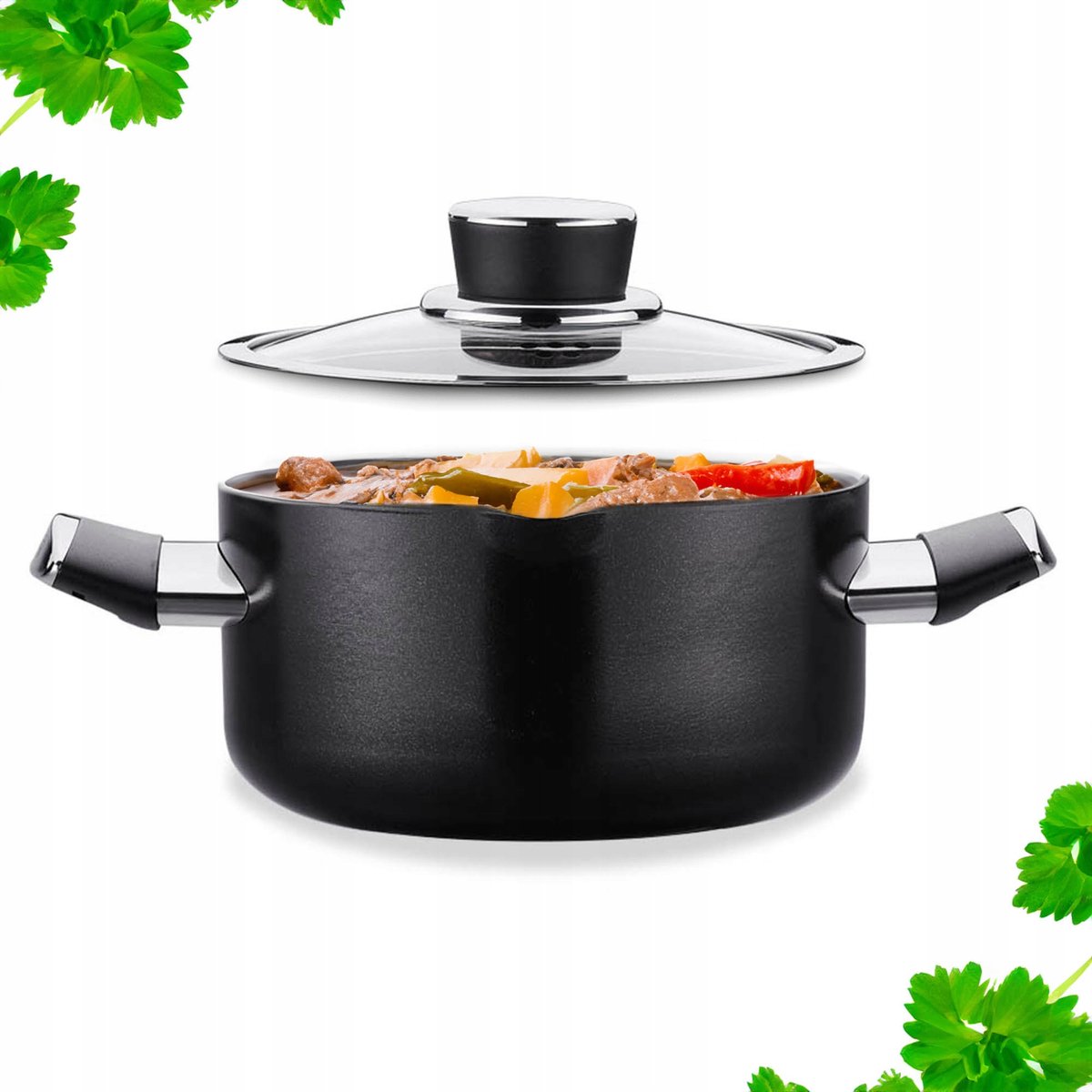 Korkmaz Lena Aluminium Pan met Anti-aanbaklaag - 20cm