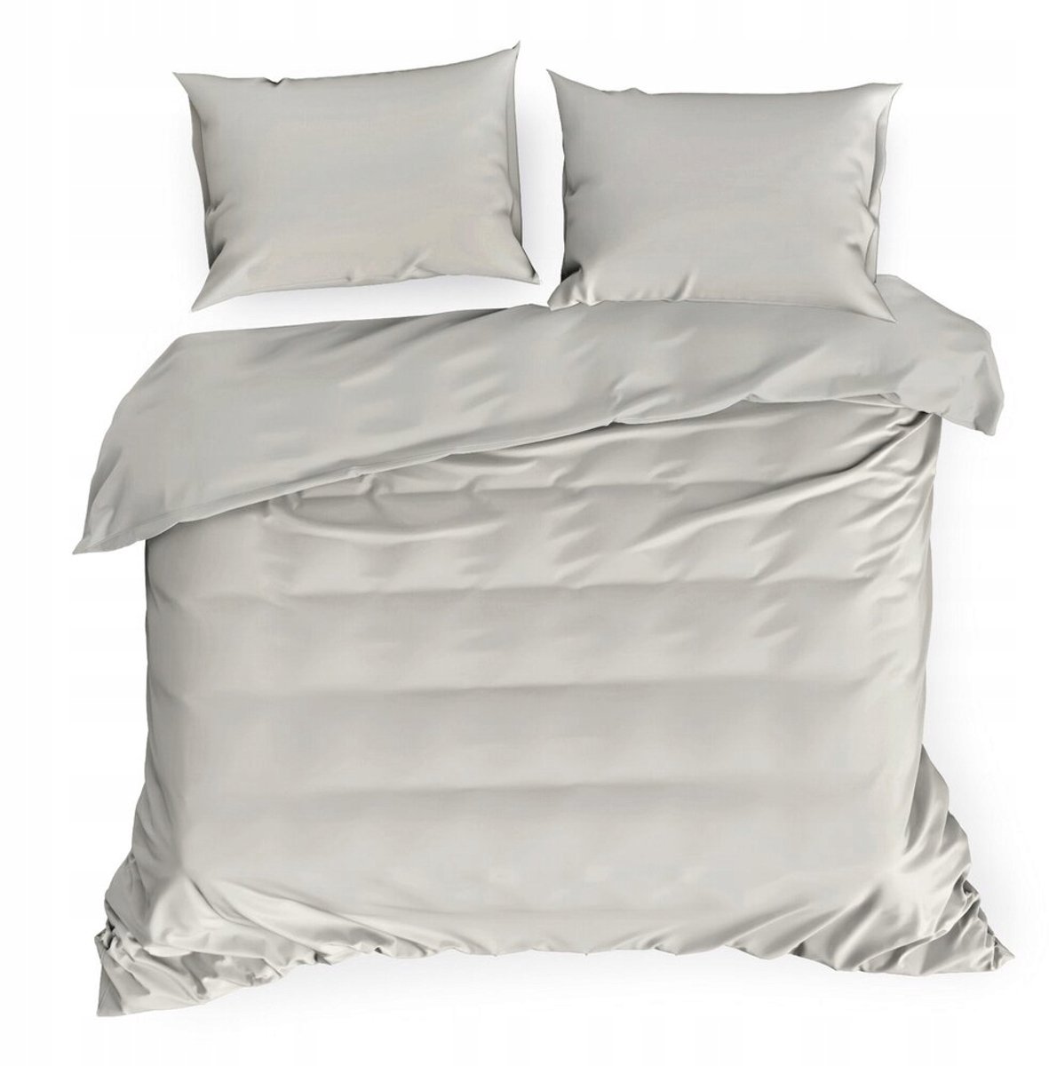 Luxe Katoen Satijn Beddengoed Set 160x200cm Beige