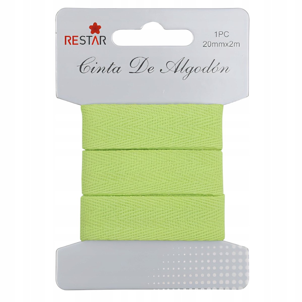 Kleurrijk Katoenen Lint 20mm x 2m - Veelzijdig voor Kleding & Decoratie