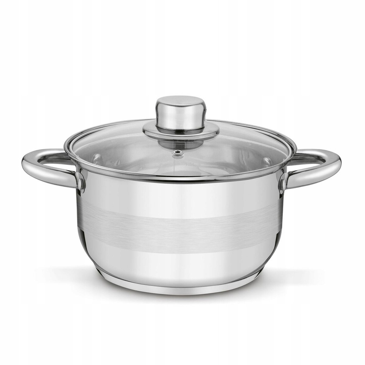 Tadar Luzon RVS Pan met Deksel - 18cm, 2.3L - Geschikt voor Inductie