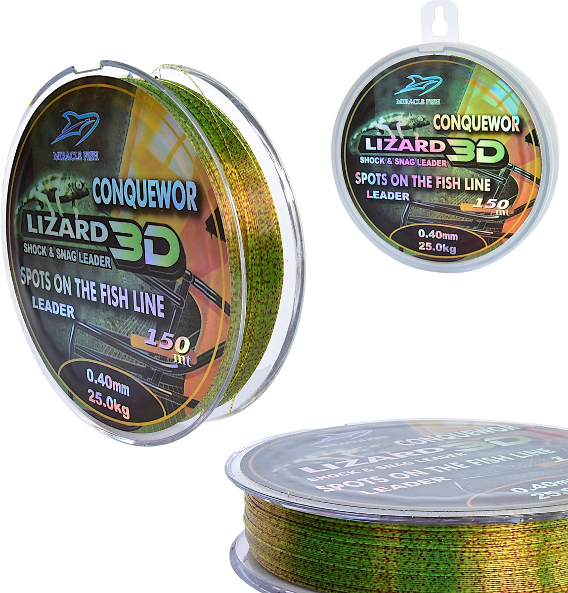 Lizard 3D Vislijn 0.40mm/25kg - 150m - Chameleon