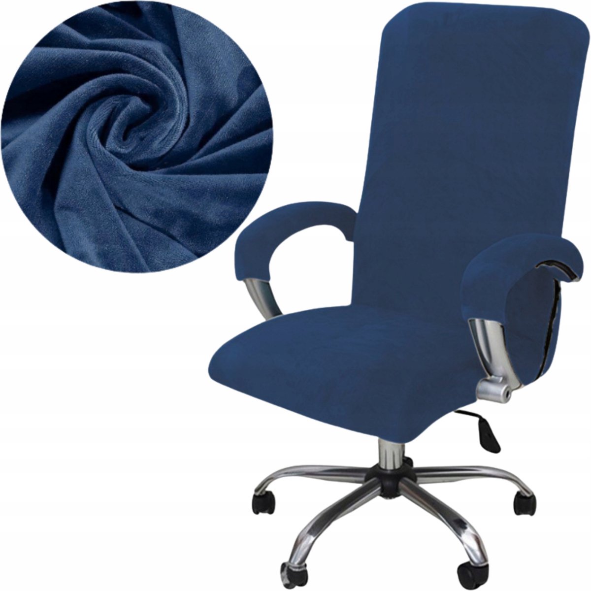 Luxe Velvet Stoelhoes Bureau Draaistoel - Premium Kwaliteit