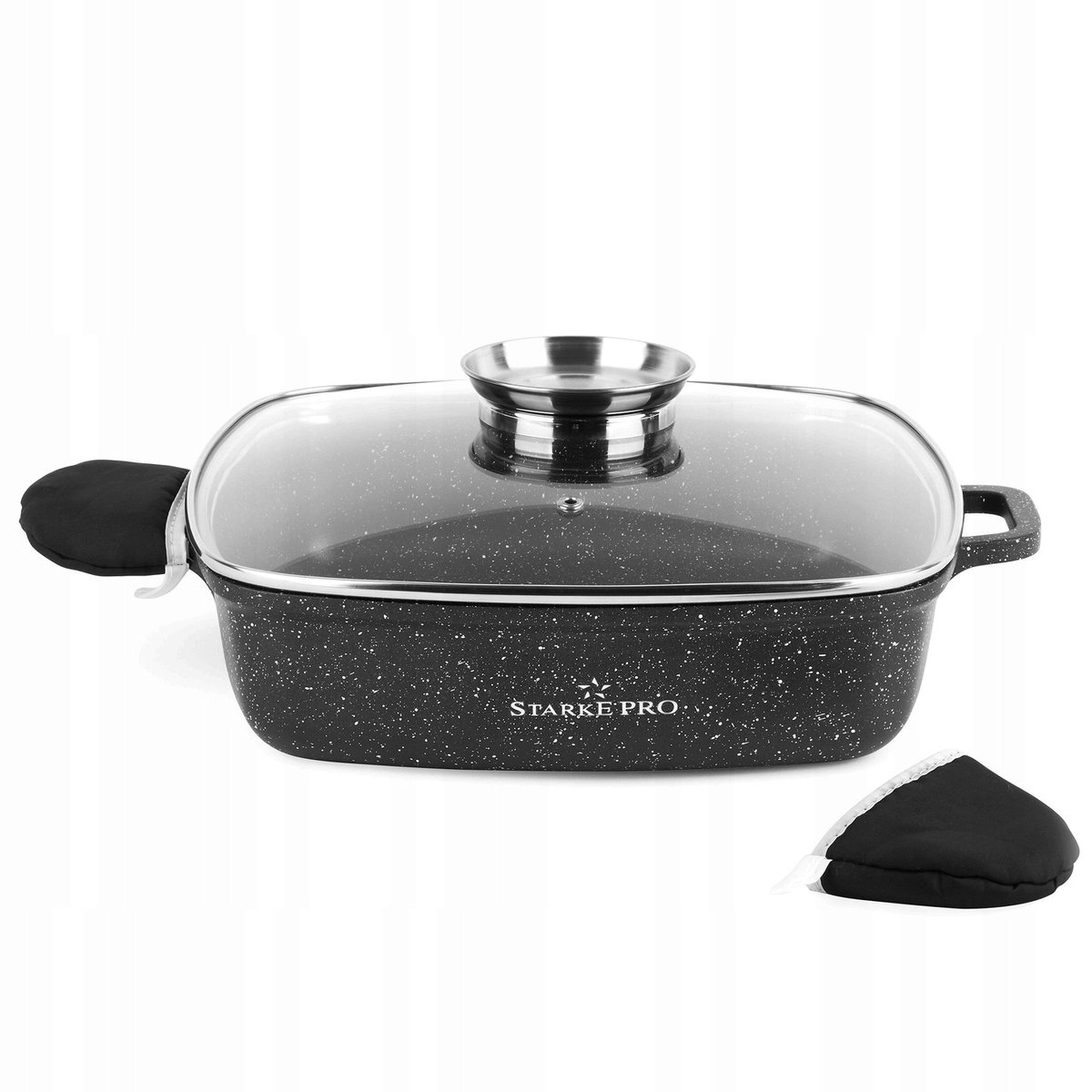 Starke Chelsea 24 cm Aluminium Pan met Deksel, Non-Stick, Aromasysteem