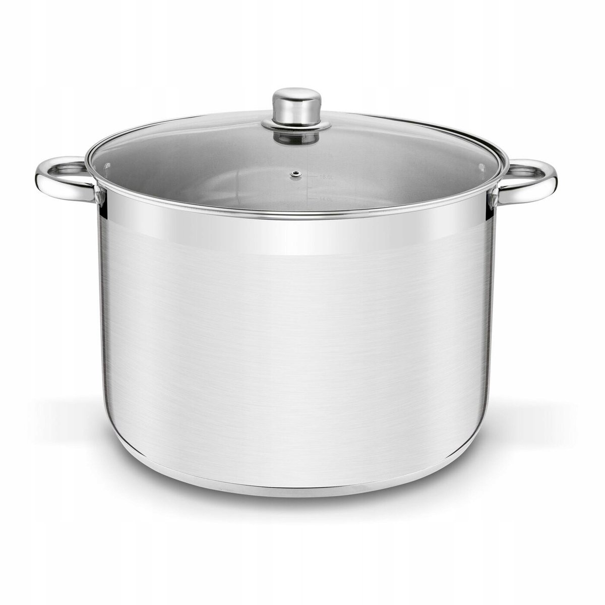 Grote RVS Kookpan met Deksel - 20 Liter