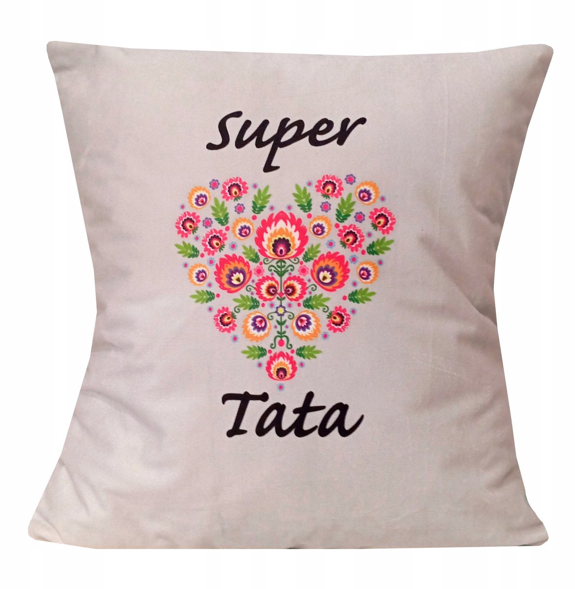 Decoratieve Kussenhoes 40x40cm - Super Papa Cadeau