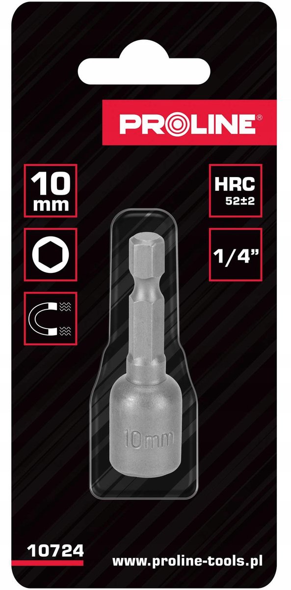 Proline Magnetische Dop 1/4" Hex 10mm - Stabiele Schroefbevestiging