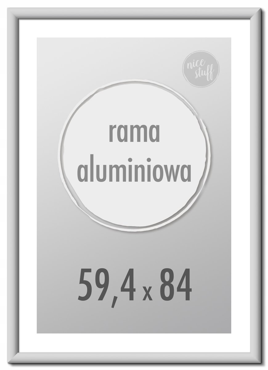 Aluminium Fotolijst Zilver 59,4x84 cm - Stijlvol & Duurzaam
