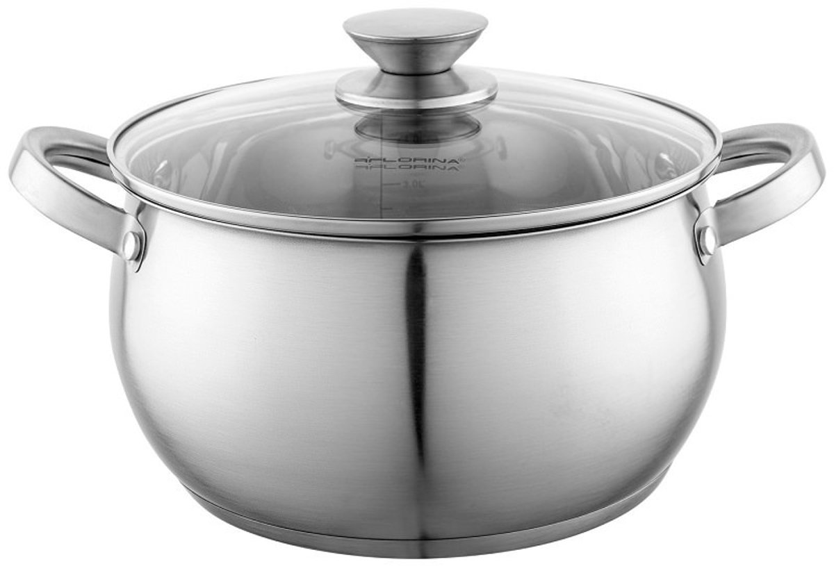 Florina Scott RVS Pan 22 cm 4,5L - Geschikt voor Inductie