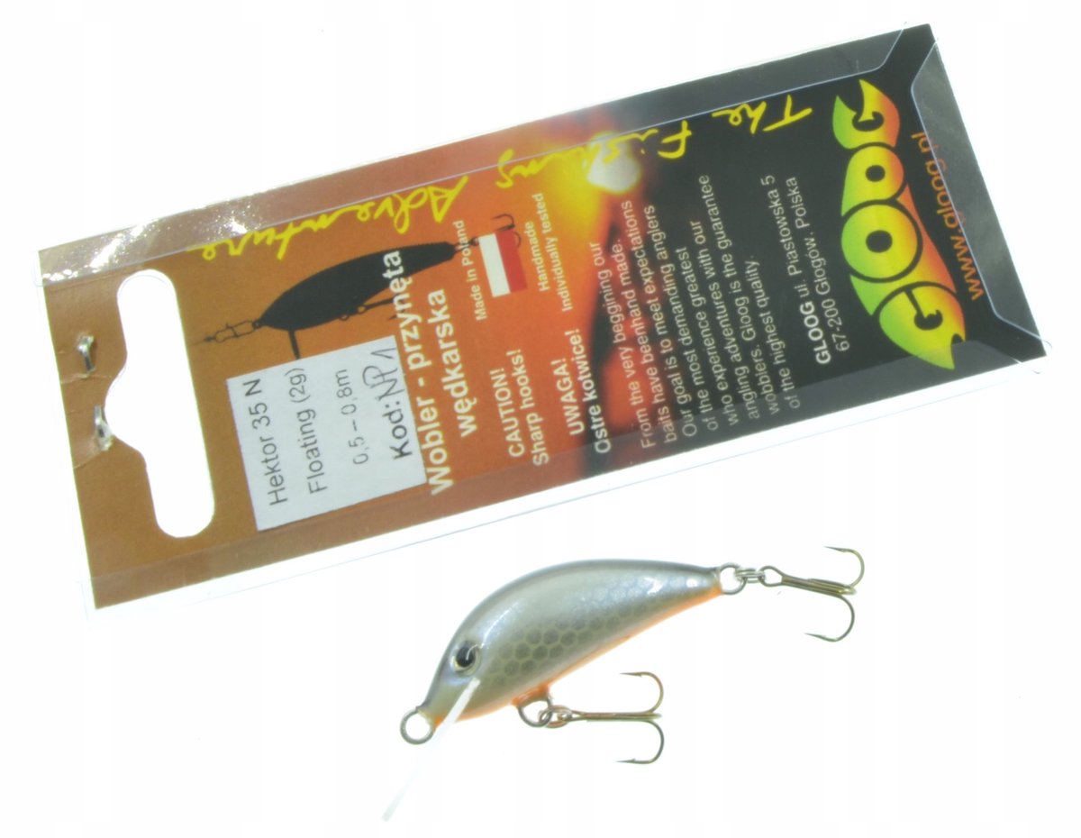 Gloog Hektor 3,5 cm Wobbler - Drijvend, NP1