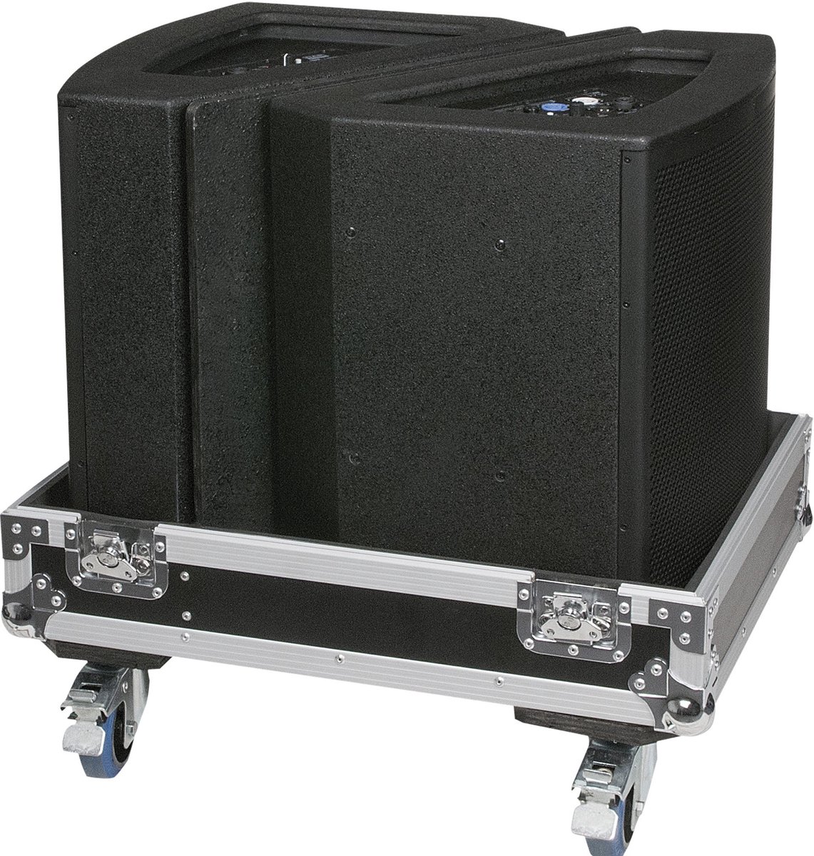 DAP flightcase voor 2x DAP M15 vloermonitoren
