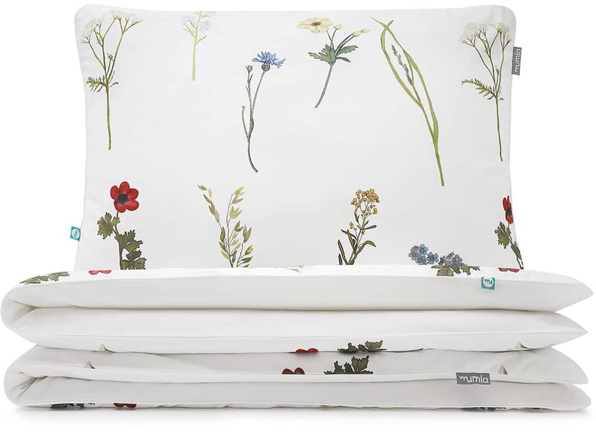 Dekbedovertrek Groene Weelde 140x200cm met Kussensloop 80x70cm