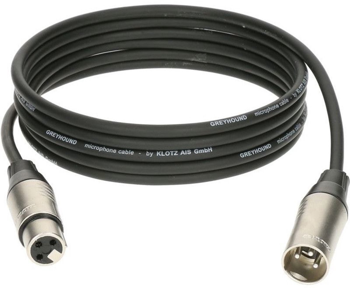 Klotz GRG1FM05.0 Greyhound Microkabel 5 m - Microfoonkabel