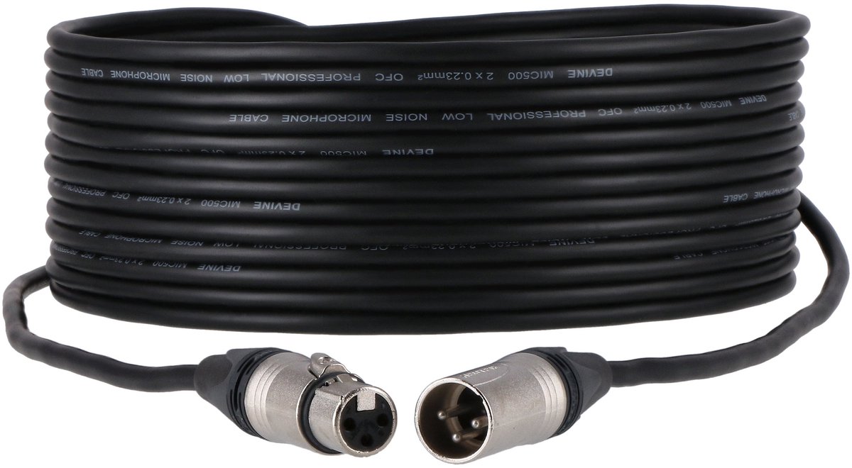 Devine MIC500N/10 XLR microfoon- en signaalkabel 10 meter
