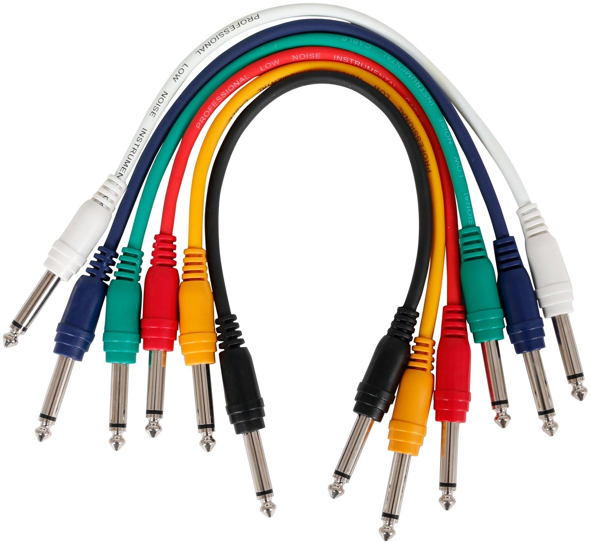 Devine PATCH6363-RB-50cm patchkabel 6.3 mm mono 6-pack 50 cm