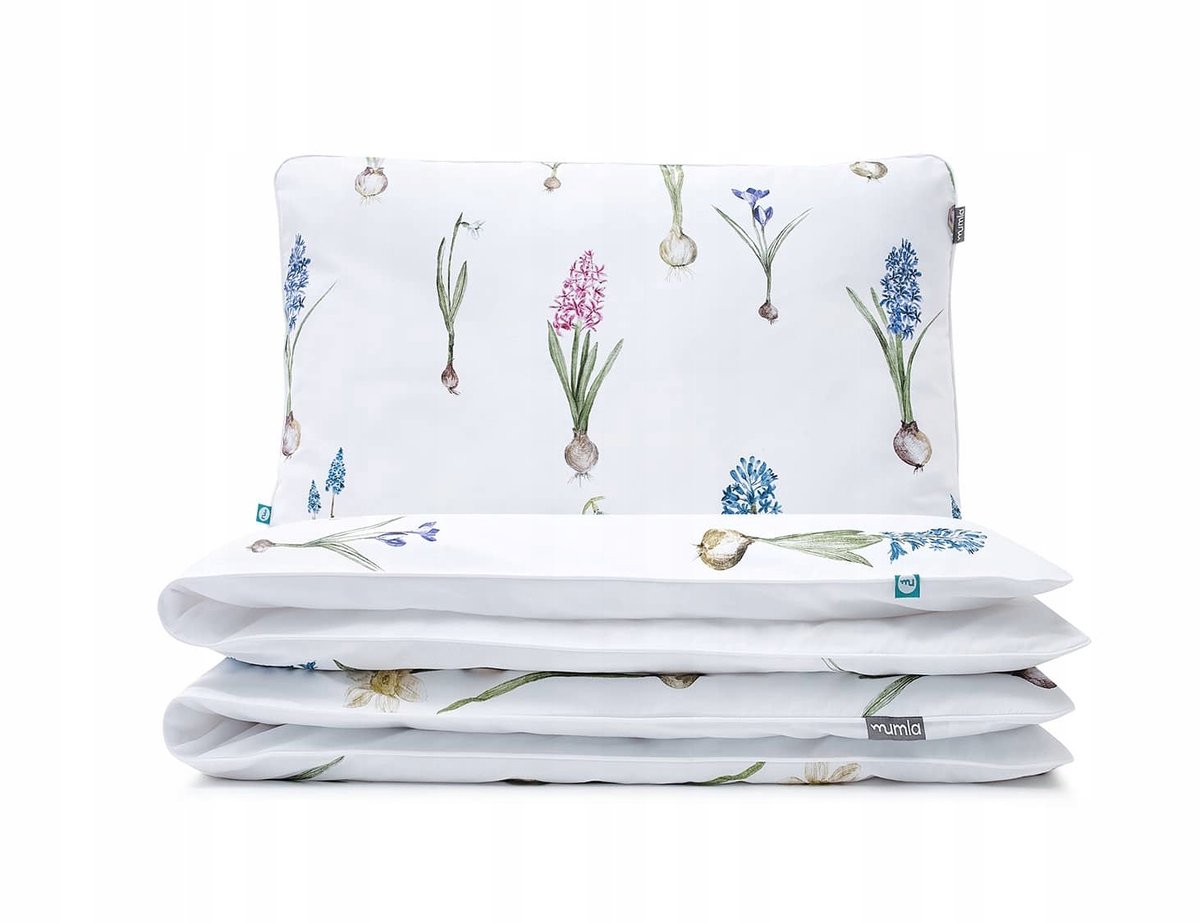 Bloemen dekbedovertrekset 200x200 cm + 2x kussenslopen 80x70 cm