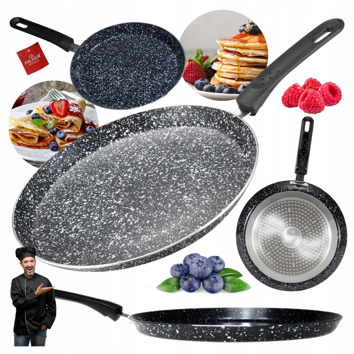 Marmite pannenkoeken 24cm - Geschikt voor inductie en gas