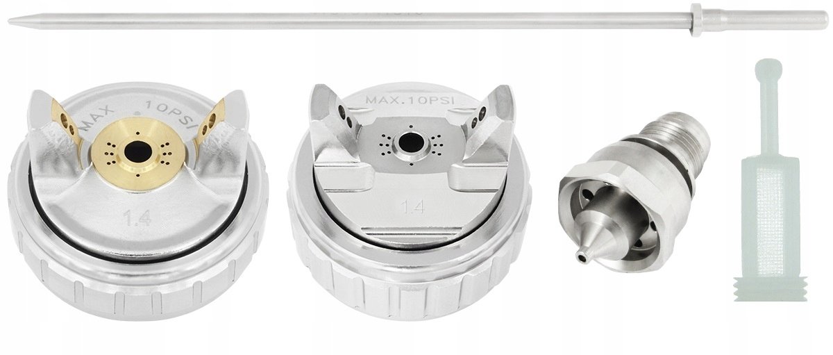 LEADER LVLP 1,4 mm spuitpistoolset met tankfilter