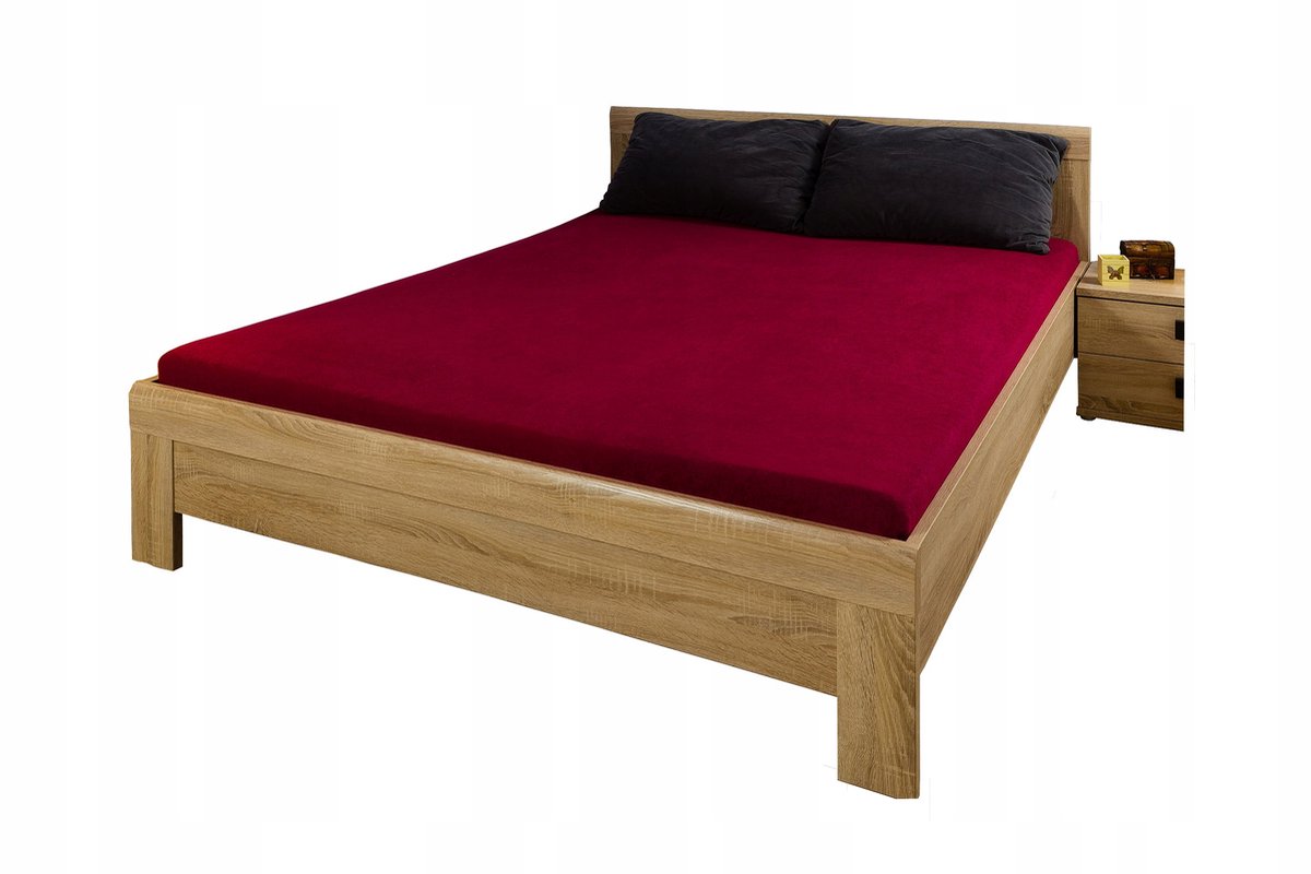 Badstof hoeslaken met elastiek 120x180 cm, 25 cm diep, 36 kleuren