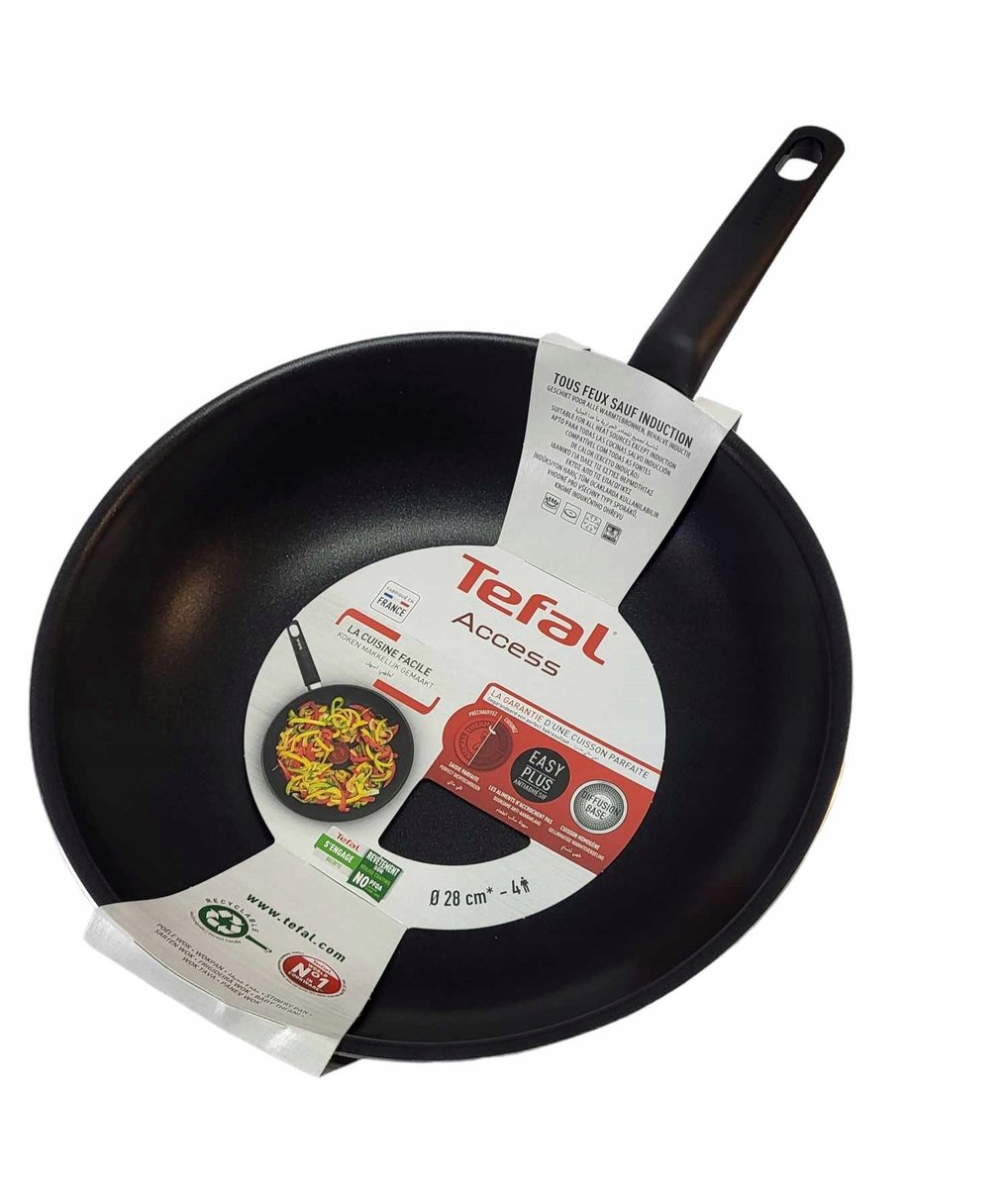 Tefal Access Wok Pan 28cm - Geschikt voor Gasfornuis