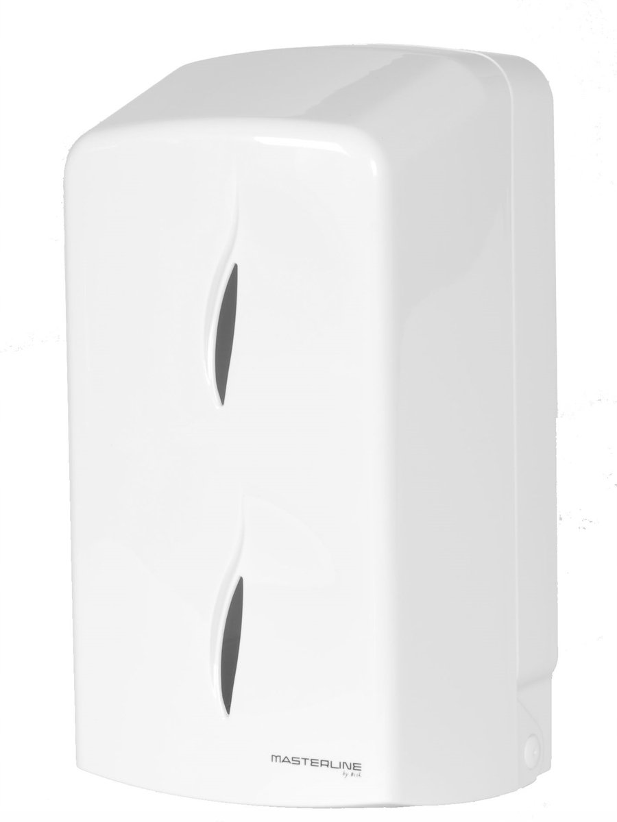 Witte Dispenser voor Toiletpapier Rollen of Velletjes - ABS Kunststof