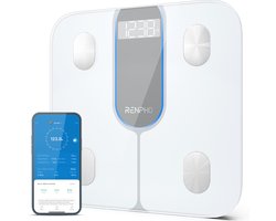 Renpho Elis 1C – Slimme Personenweegschaal – Lichaamsanalyse – 13 Lichaamsmetingen – Bluetooth & App Bediening