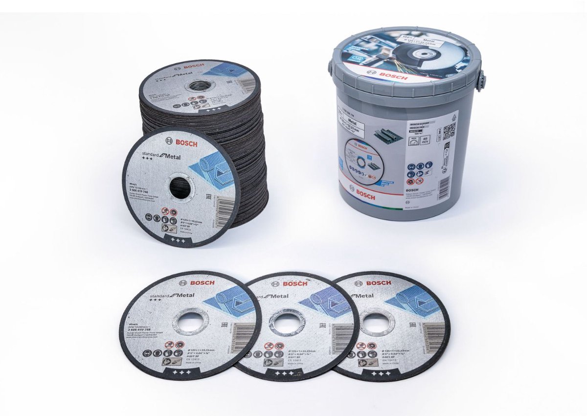 Bosch Professional - Doorslijpschijf Standard - for Metal - 125x22,23x1mm - VE=100 in emmer - 2608626116