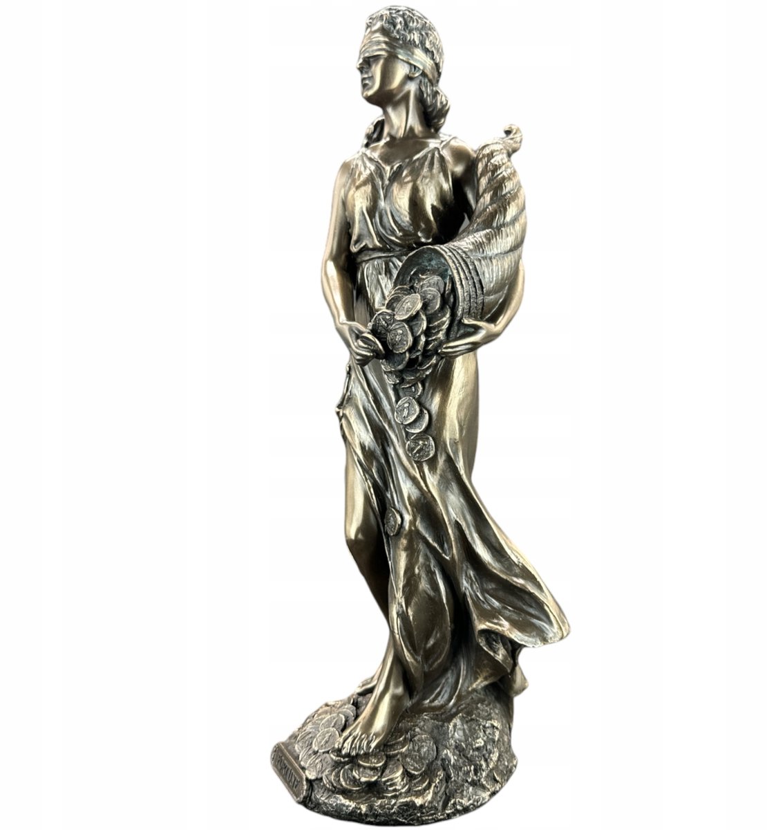 Veronese Fortuna-standbeeld - symbool van welvaart, brons, handbeschilderd