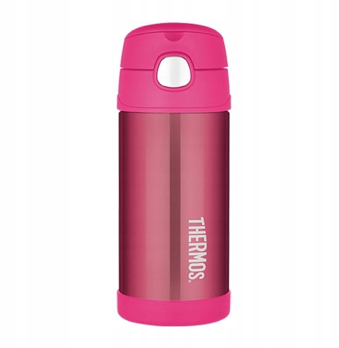 Thermos Kinder Drinkfles met Rietje - 355ml - Roze