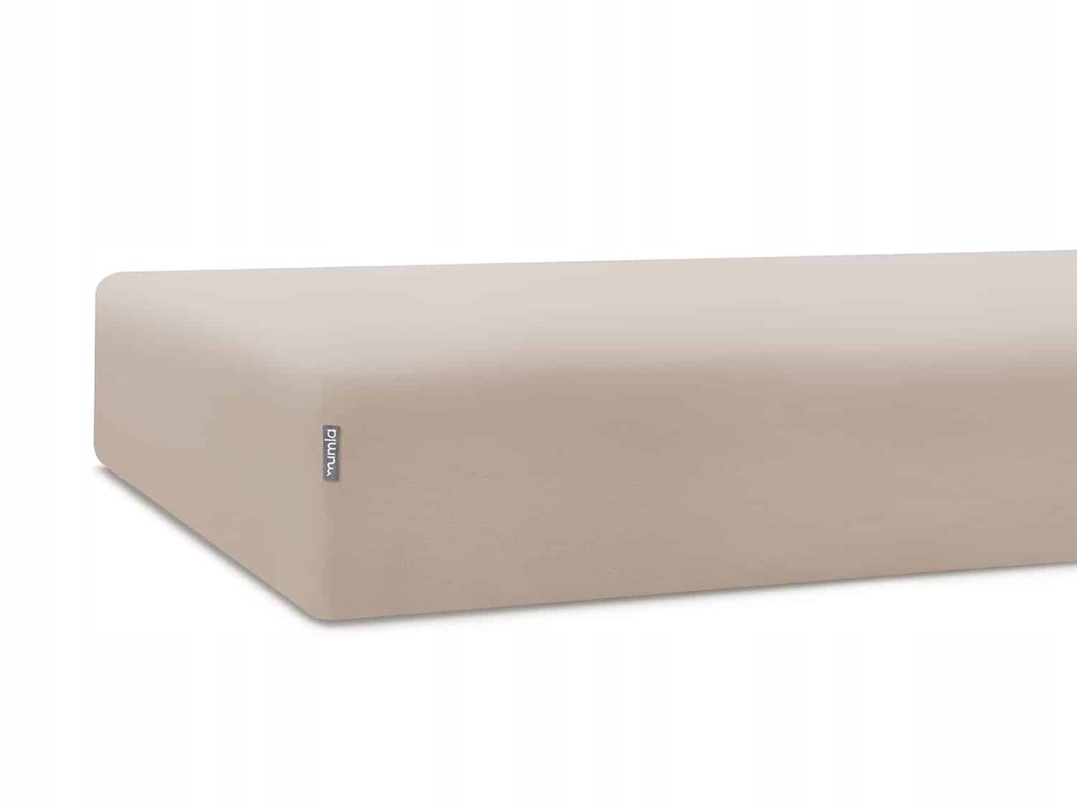 Cappuccino Katoenen Hoeslaken met Elastiek - 160x200 cm