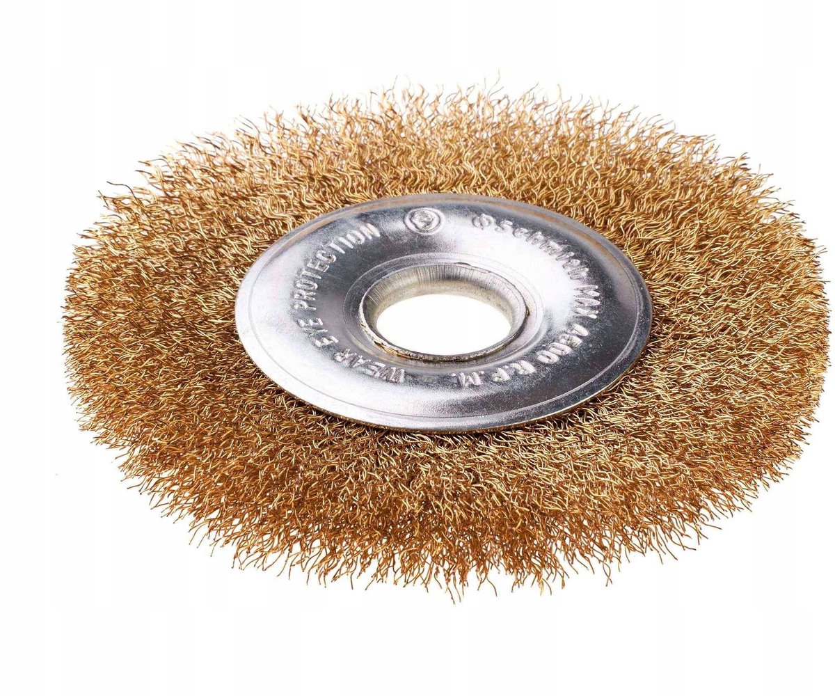 Schmith Schijfborstel 150mm met 22mm gat - Gegolfd staal