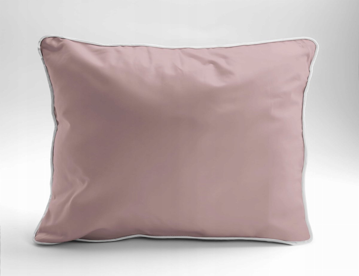 Pure Makosatyn Kussensloop Katoen 50x60cm - Poederroze