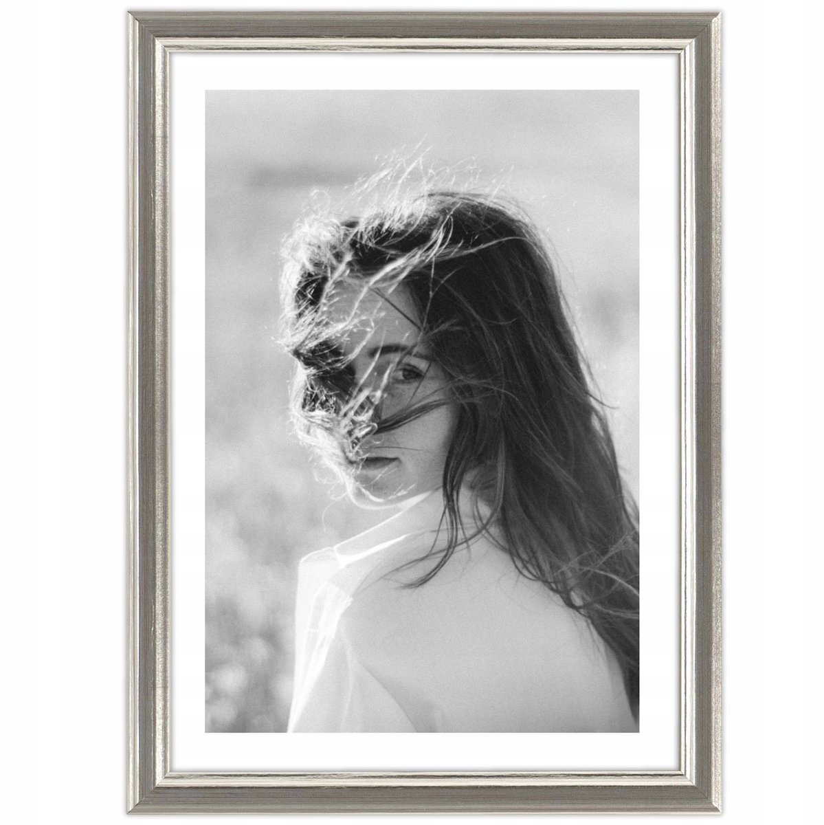 Houten Fotolijst Zilver 15x21 cm - Klassiek Design