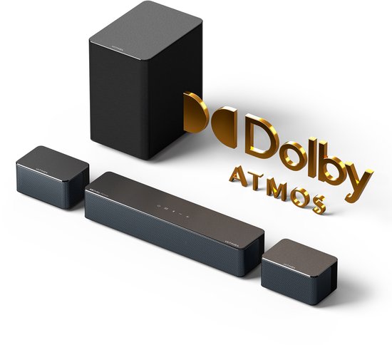 ULTIMEA Poseidon D50 - 320W 5.1 Soundbar met 5,25 Draadloze Subwoofer