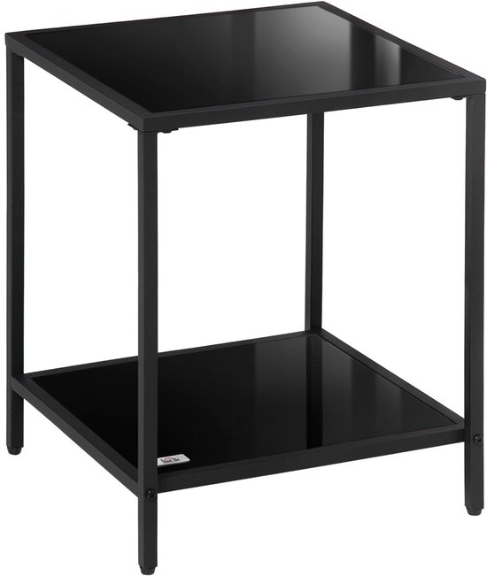 Zwarte - Ronde - Relaxdays - Bijzettafel kopen