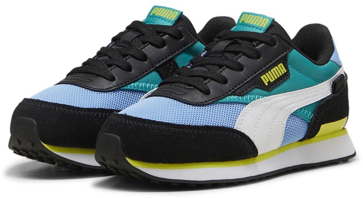 Puma Future Rider Splash Ps Schoenen Jongens Meisjes Blauw