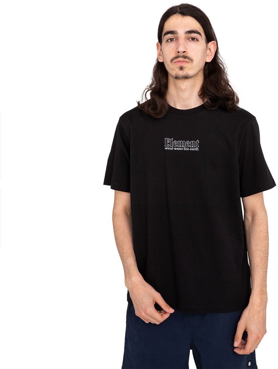 Element Dial T-shirt Met Korte Mouwen M Man Zwart